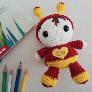 Chapolin Colorado Häkelanleitung: Amigurumi Doll (PDF-Muster)