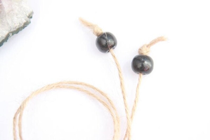 Rustic kuripe pendant snuff pipe hemp natural cord necklace shamanic pipe