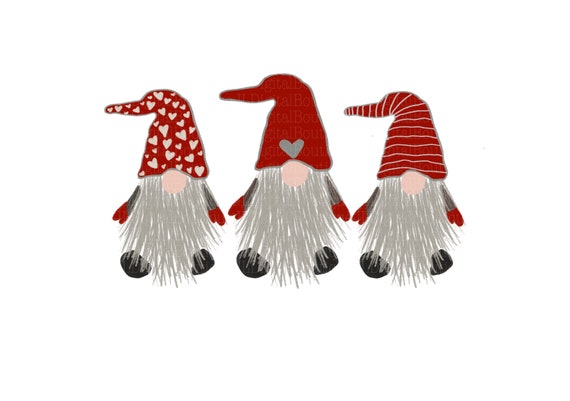 Download Valentines Day Gnomes Digital Download Valentine Etsy