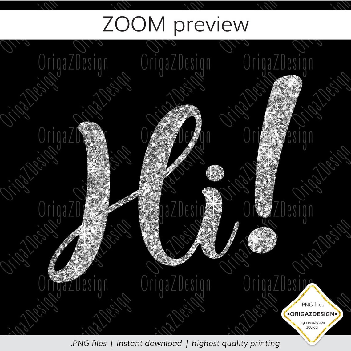 Silver Glitter Alphabet Silver Glitter letters sparkle Etsy