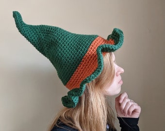 Garden Fairy Witch Hat PDF CROCHET PATTERN