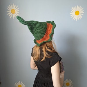 Garden Fairy Witch Hat PDF CROCHET PATTERN image 5