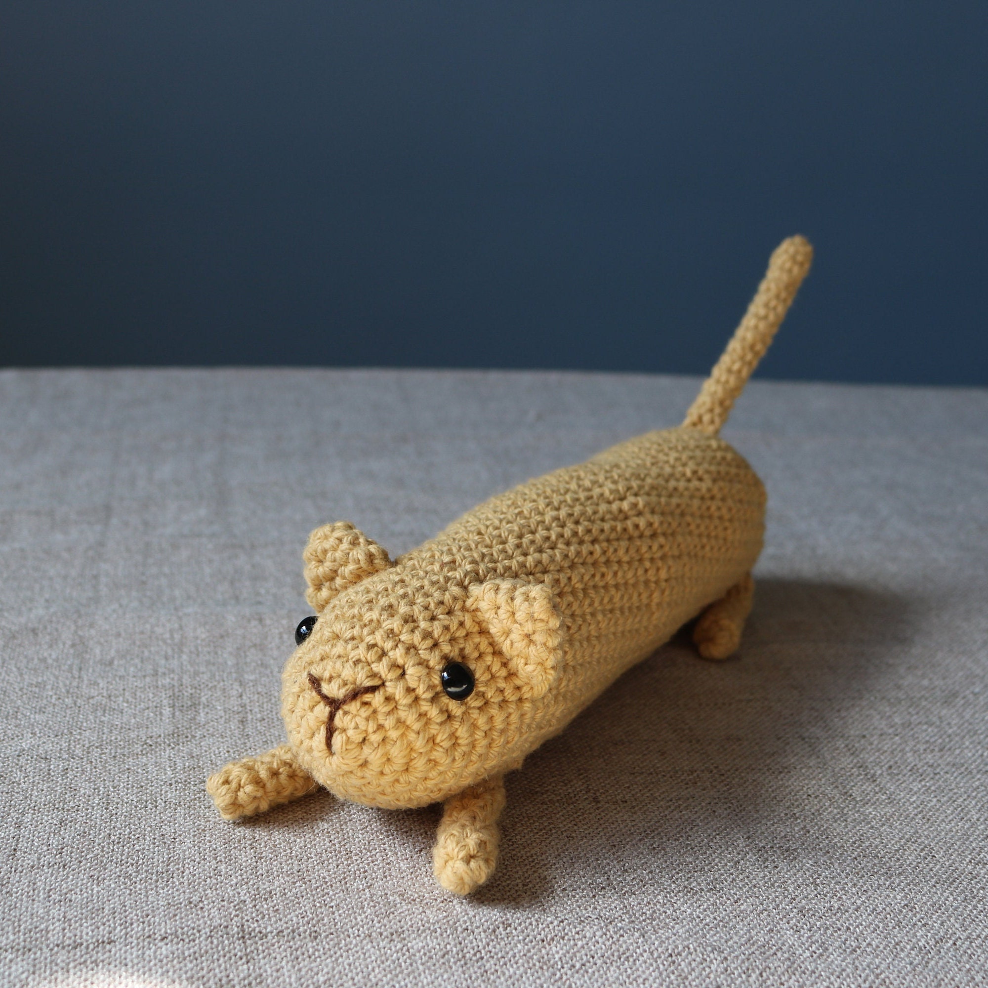 Breadstick Cat PDF Crochet Pattern No Sew Etsy
