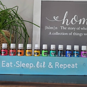 Essential oil shelf // oil storage // 15ml // shelf