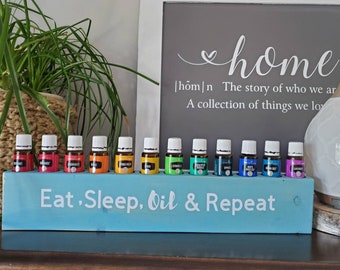 Essential Oil Shelf // Storage block // home decor // gift