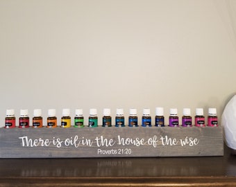 Essential oil block - essential oil storage- oil shelf