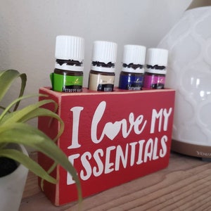 Essential oil shelf // oil holder // oil storage // love // gift