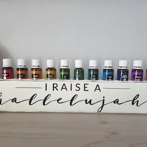 Essential oil shelf // oil storage // gift // hallelujah