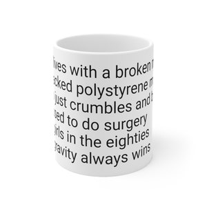 Fake Plastic Mug - Ceramic Mug 11oz
