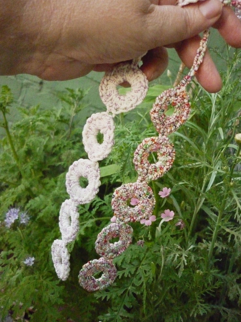 Crocheted Bracelet Rings Handmade Exclusive image 1