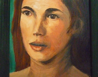 Ölbild Porträt einer Frau