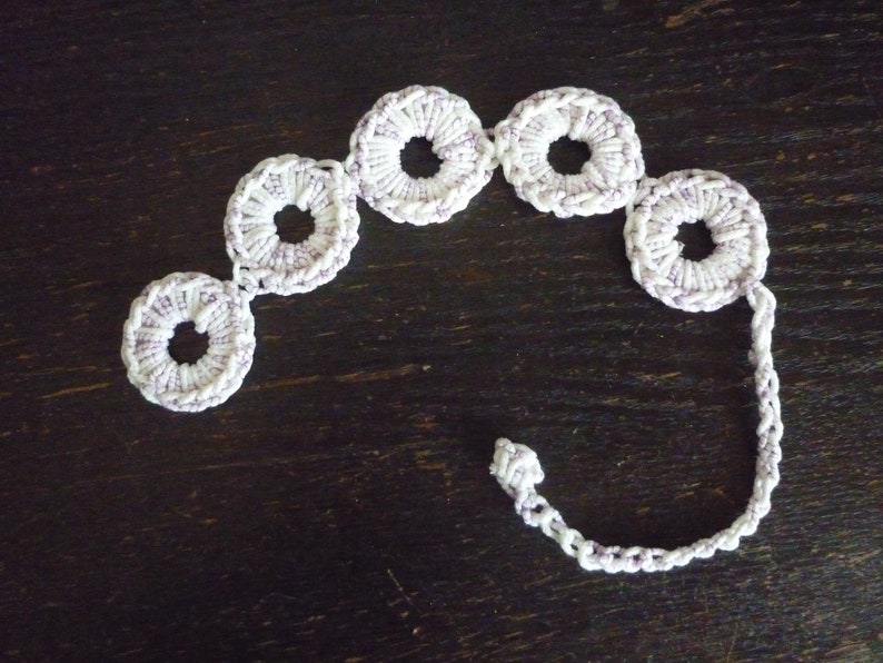 Crocheted Bracelet Rings Handmade Exclusive image 9