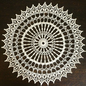 Filigree lace ceiling Penelope, approx. 31 cm, créme