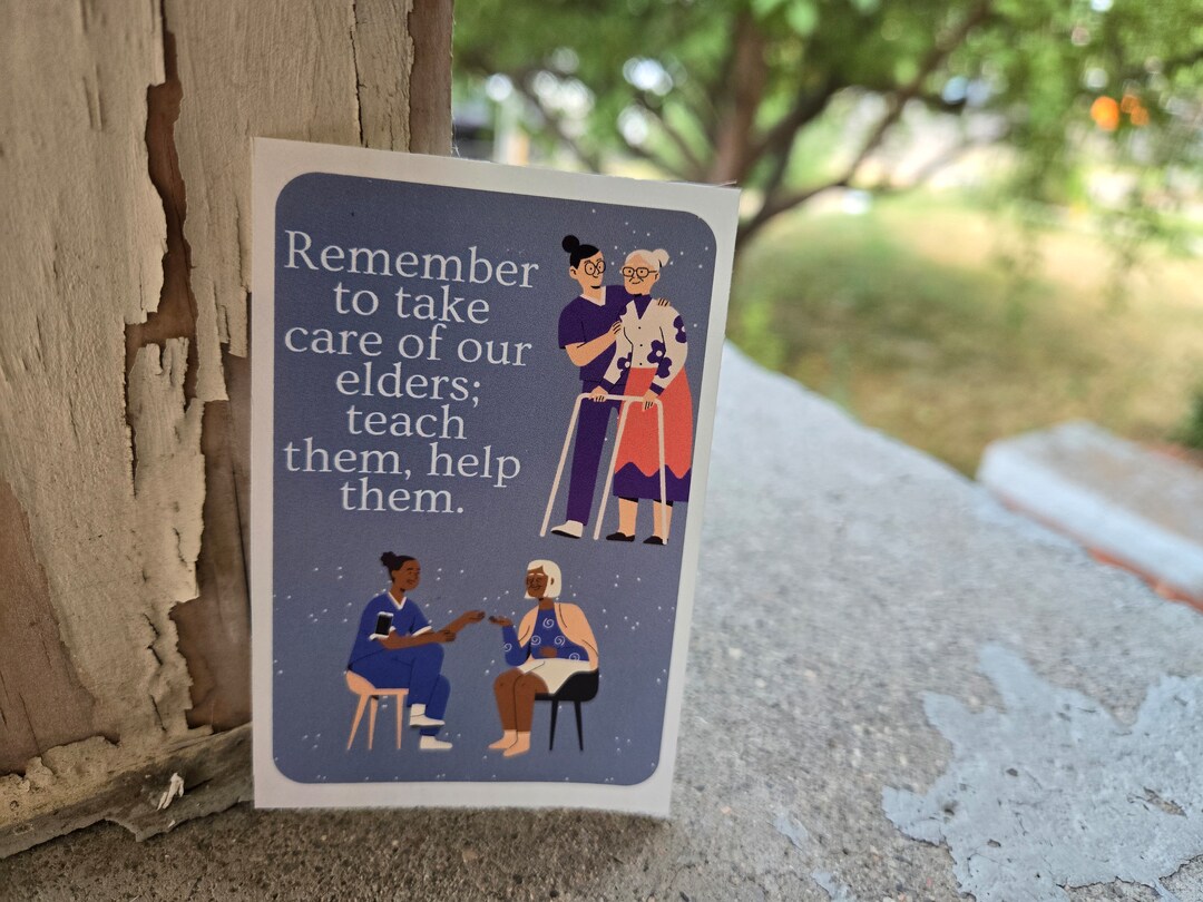 Elderly Care Sticker/ Affirmation Stickers/ Daily Reminder/ Emotional ...