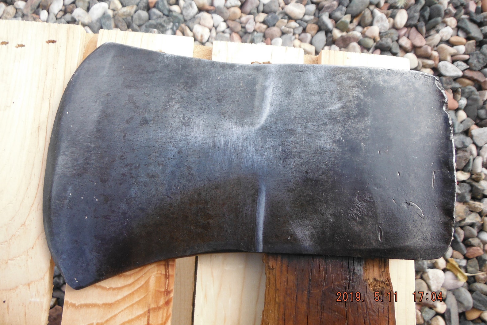 Vintage Tools Vintage Axe Head With Bevels Circle Makers Mark Etsy