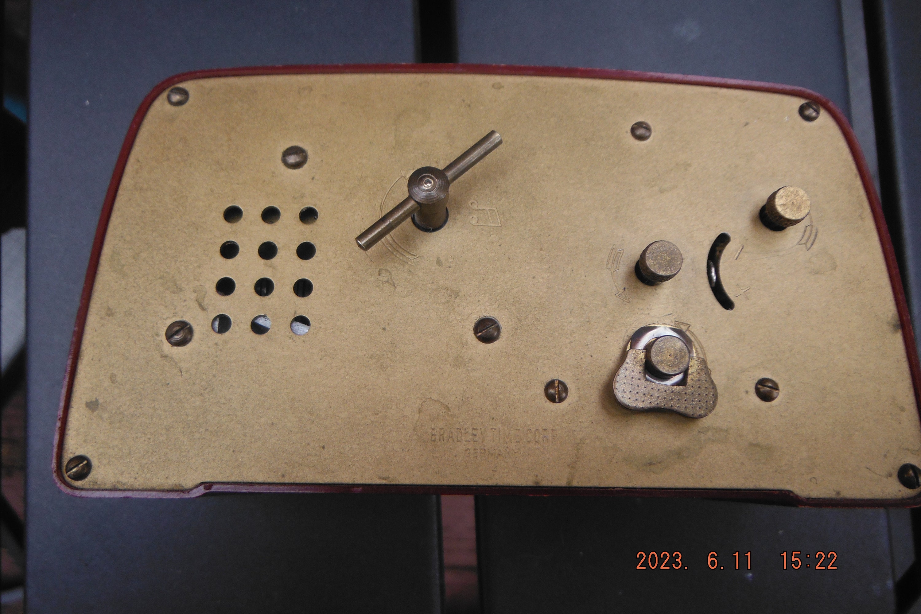 Bradley Time Corp Travel Musical Windup Alarm Clock Made in Etsy