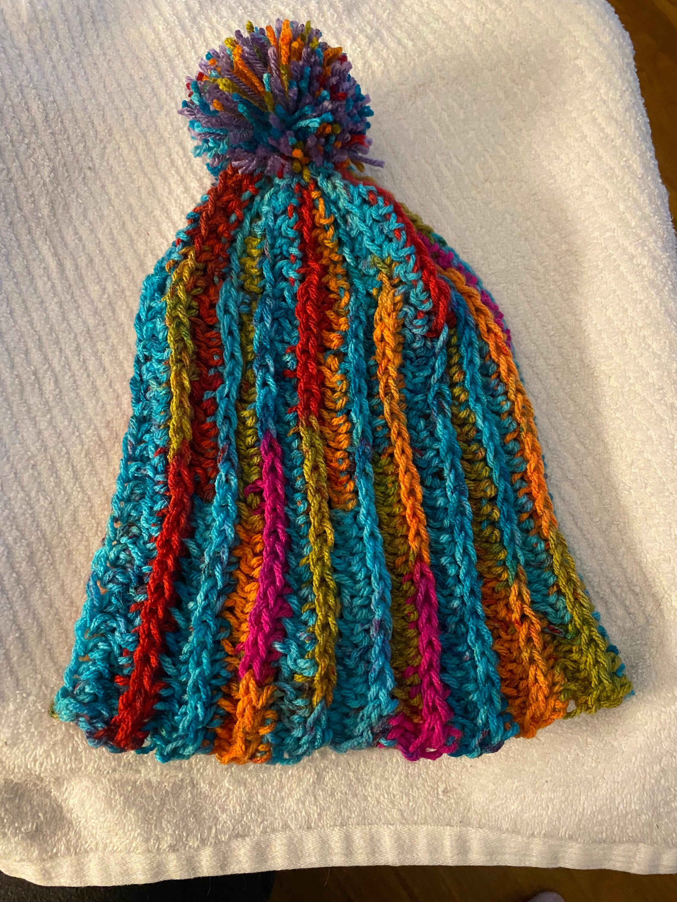 Handmade Crocheted Ribbed Toboggan Cap with PomPom Unisex Etsy