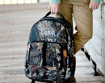 kids camo backpack etsy
