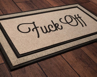 Fuck off Doormat - Etsy