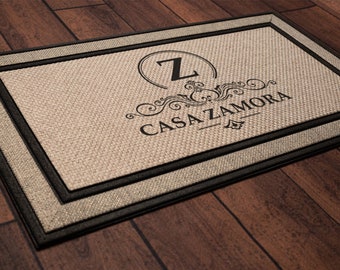 Casa Nombre Last Name Spanish Welcome Mat - Housewarming Gift, Wedding Gift Ideas, Personalized Doormat, Last Name Doormat, Closing Gift