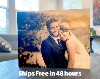 Custom Photo on Wood - Wood wall art, wood photo, custom photo print