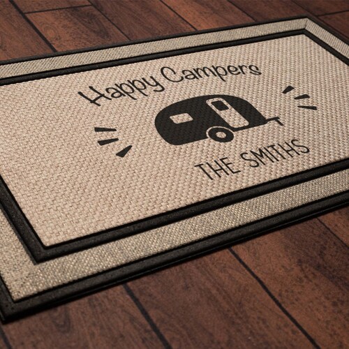 Camping Gift Camping Mat Custom Door Mat Etsy