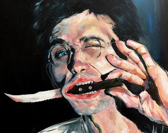 Steve Albini Knife print