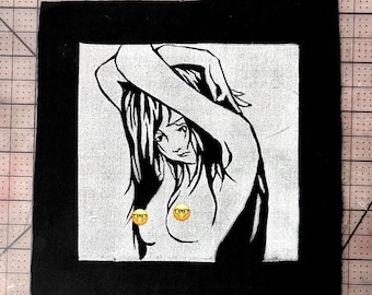 Midori Album Patch - Japanese Punk Riotgirrl Jazz DIY Anime Manga Block Print Mariko Goto