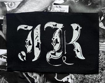 Jane Remover JR patch - hyperpop rage electronic edm punk DIY upcycled screen print