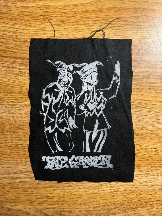 ✰over print✰【新品同様】✰patch shirts black The Garden Patch - Punk Breakcore Enjoy Puzzle Wyatt Fletcher