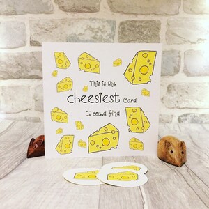 Handmade cheesy card - blank inside