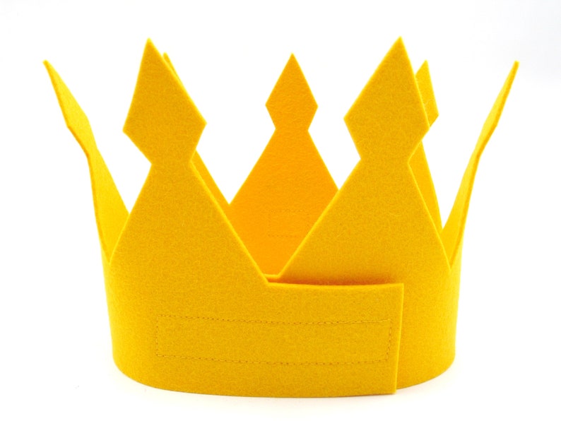 Birthday crown Fleur, yellow , with name and 3 numbers , 100% virgin wool felt , adjustable in size image 5