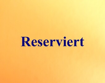 Reserved for Vanessa