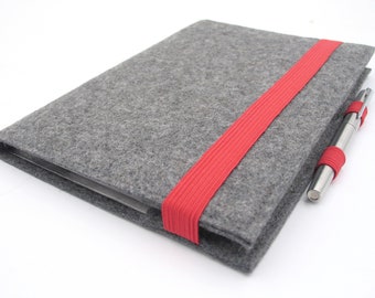 Calendar cover made of felt cover book cover wool felt customizable for DIN A 5 book calendar notebook diary