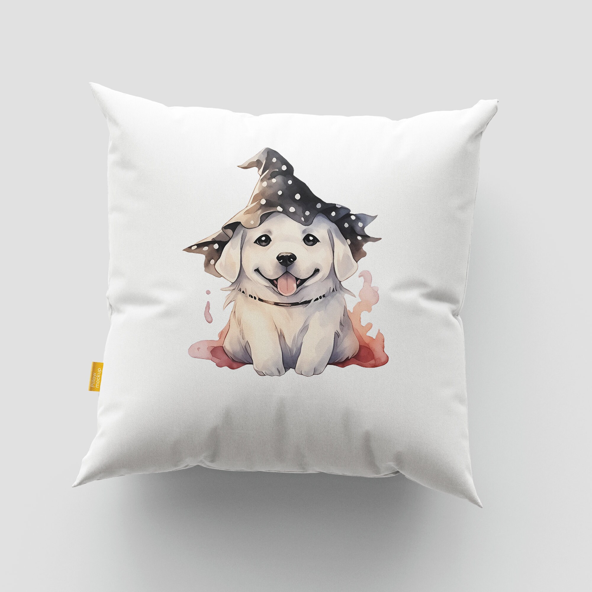 Watercolor Halloween Dog Clipart – Puppy PNG Images (digital Download ...