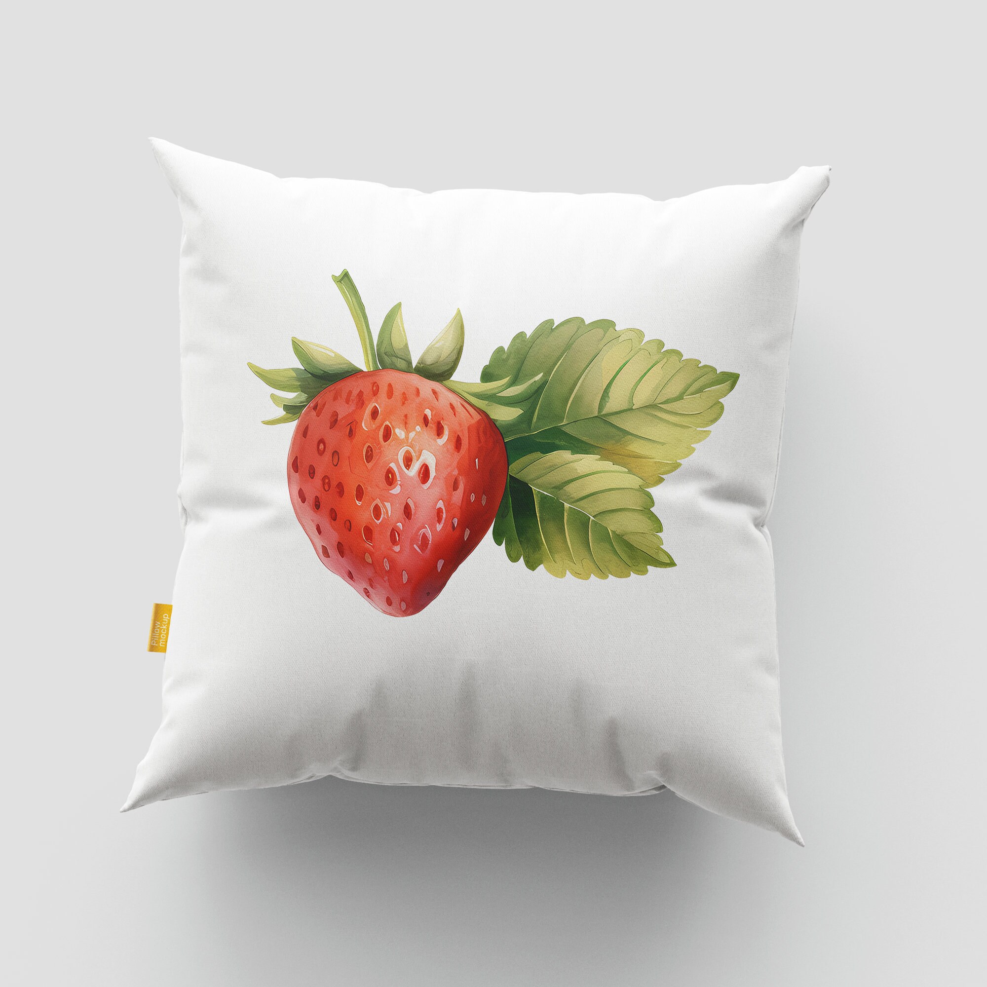 Watercolor Strawberry Clipart Set – Fruit Graphics (instant Download ...