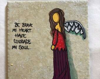 Be Brave My Heart Etsy