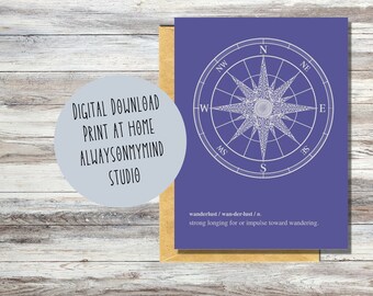 Safe Travels Card Printable - Etsy