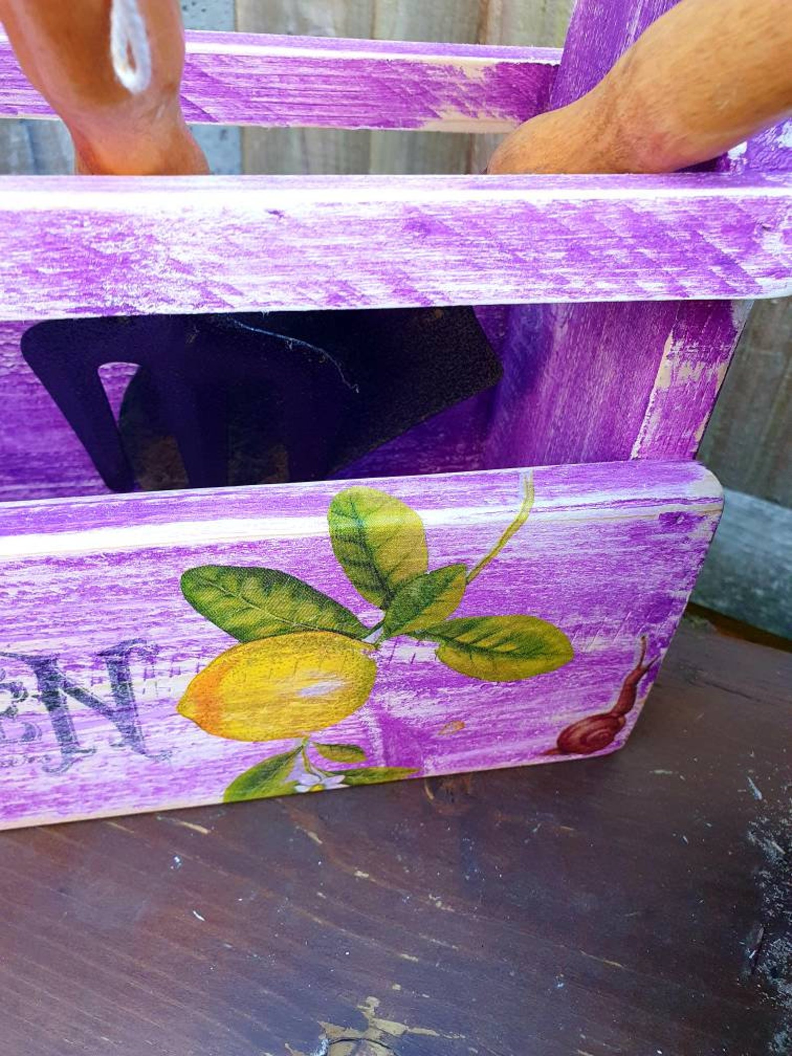 Handmade Garden Tool Holder Garden Trug Reclaimed Wood Etsy UK