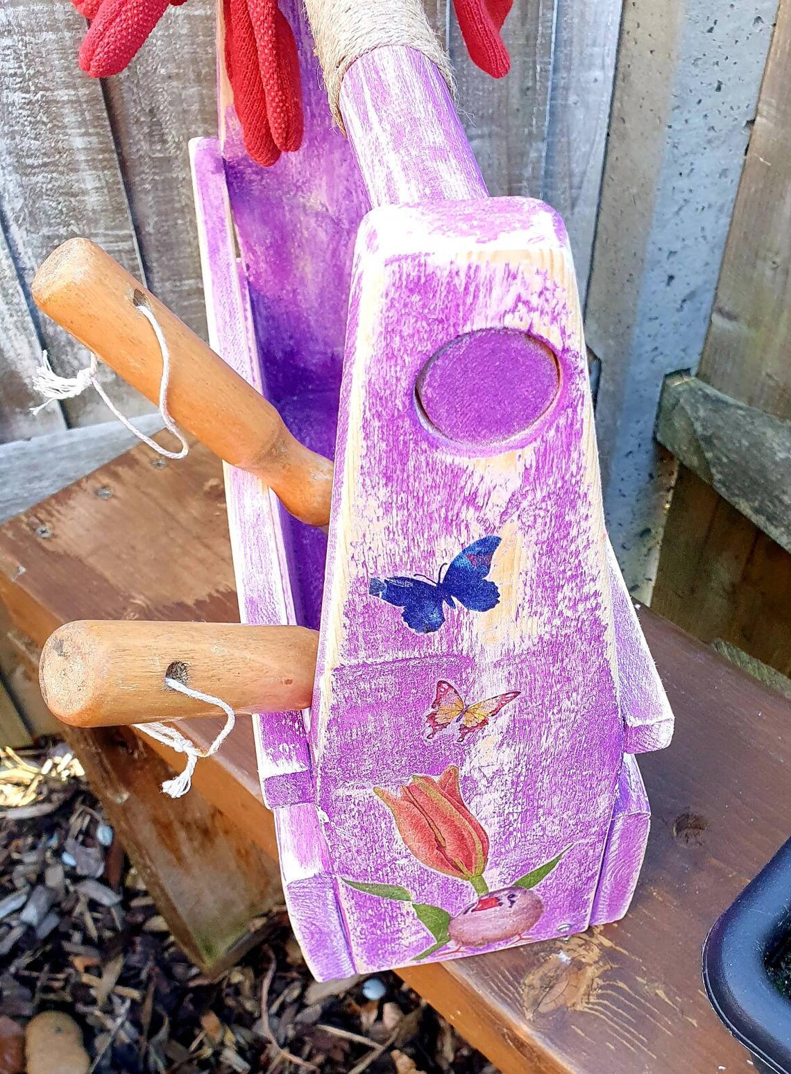 Handmade Garden Tool Holder Garden Trug Reclaimed Wood Etsy UK