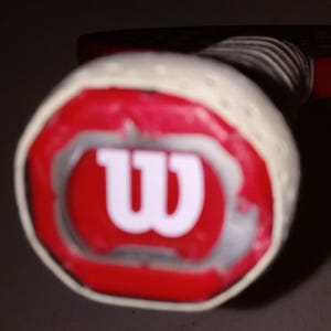 Used WILSON STEAM SMART Pickleball Paddle Grip Size:4.5”/115mm with Wilson Pro-Overgrip bild 3