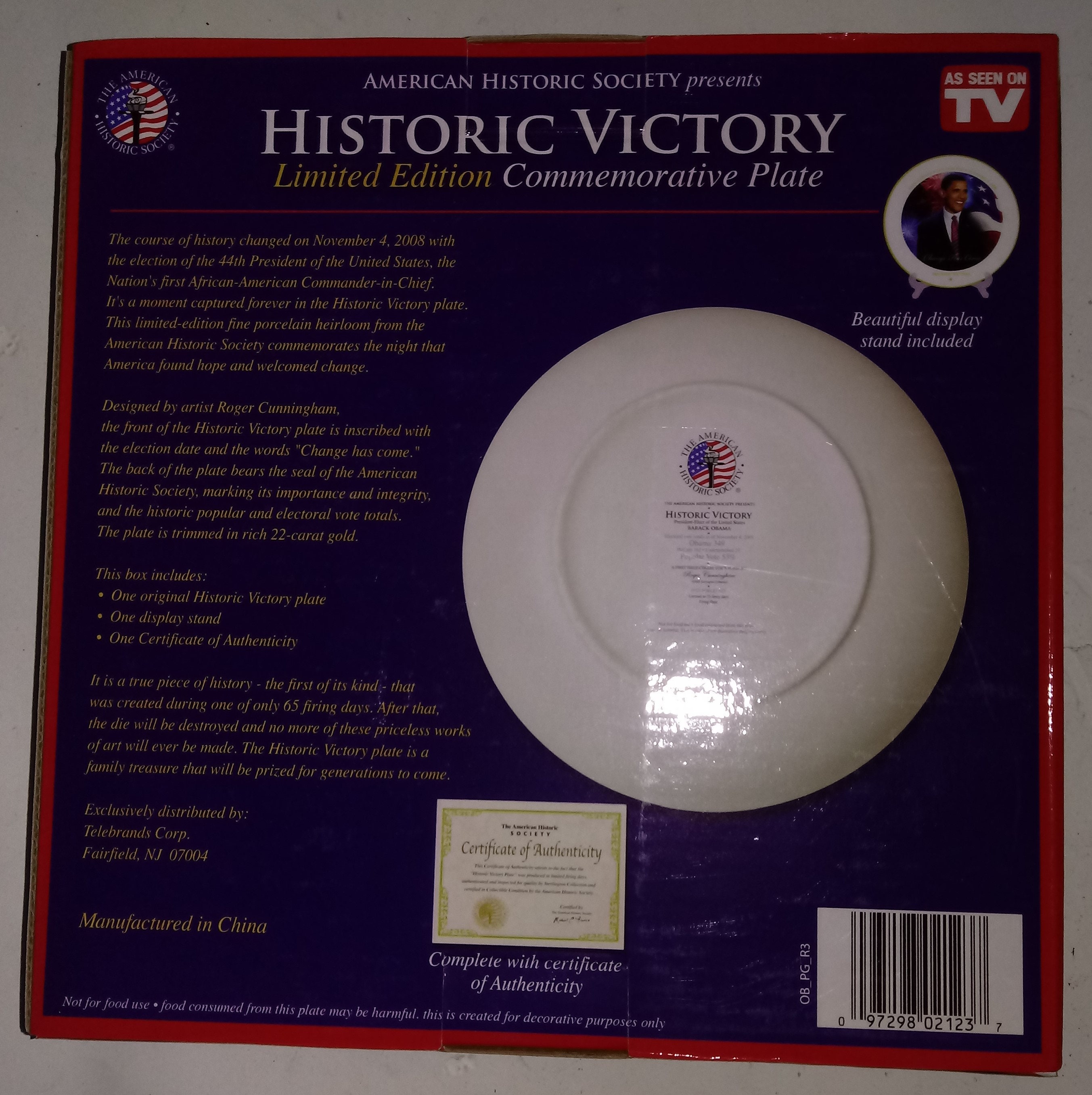 New in Unopened Original Box Historic Victory Limited Edition