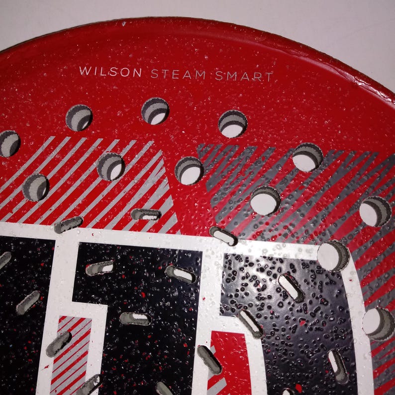Used WILSON STEAM SMART Pickleball Paddle Grip Size:4.5”/115mm with Wilson Pro-Overgrip bild 4