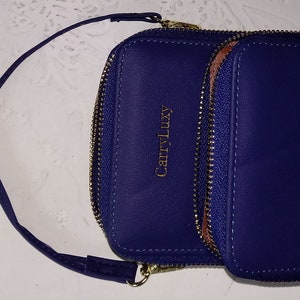 CarryLuxy - Monedero pequeño cruzado para teléfono inteligente para mujer