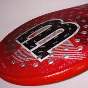 Used WILSON STEAM SMART Pickleball Paddle Grip Size:4.5”/115mm with Wilson Pro-Overgrip bild 9