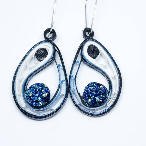 Paper Quilled Earrings Etsy