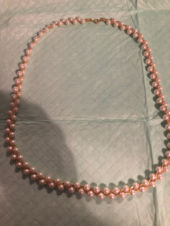 Vintage Imitation Pearl Necklace