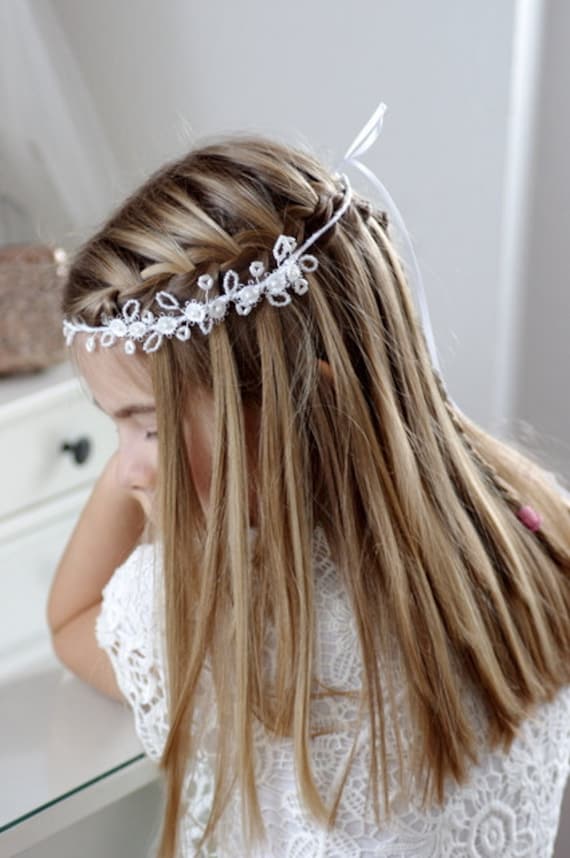 Buy Hair Band Hair Accessories for Communion Online in India - Etsy