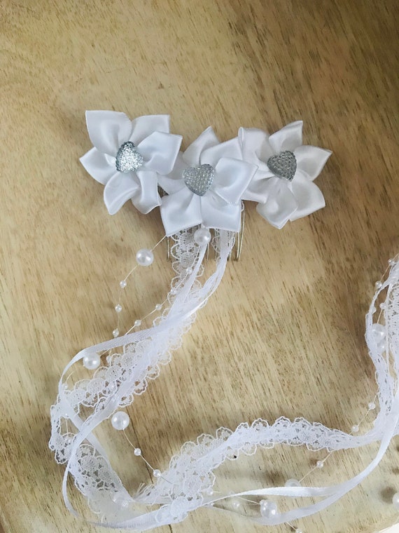 accessori per capelli per prima comunione bimba cerchietto con fiori  vendita online