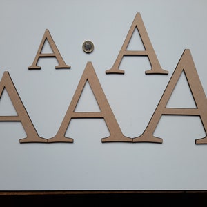 MDF Custom Made Wooden Letters, Large Wooden Letters, Multiple Sizes ...